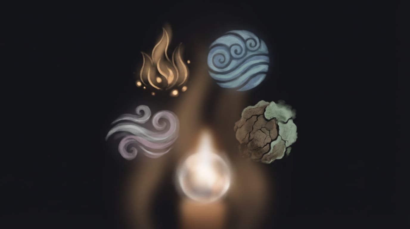 Elemental Balance: Fire, Water, Earth, Air & Spirit