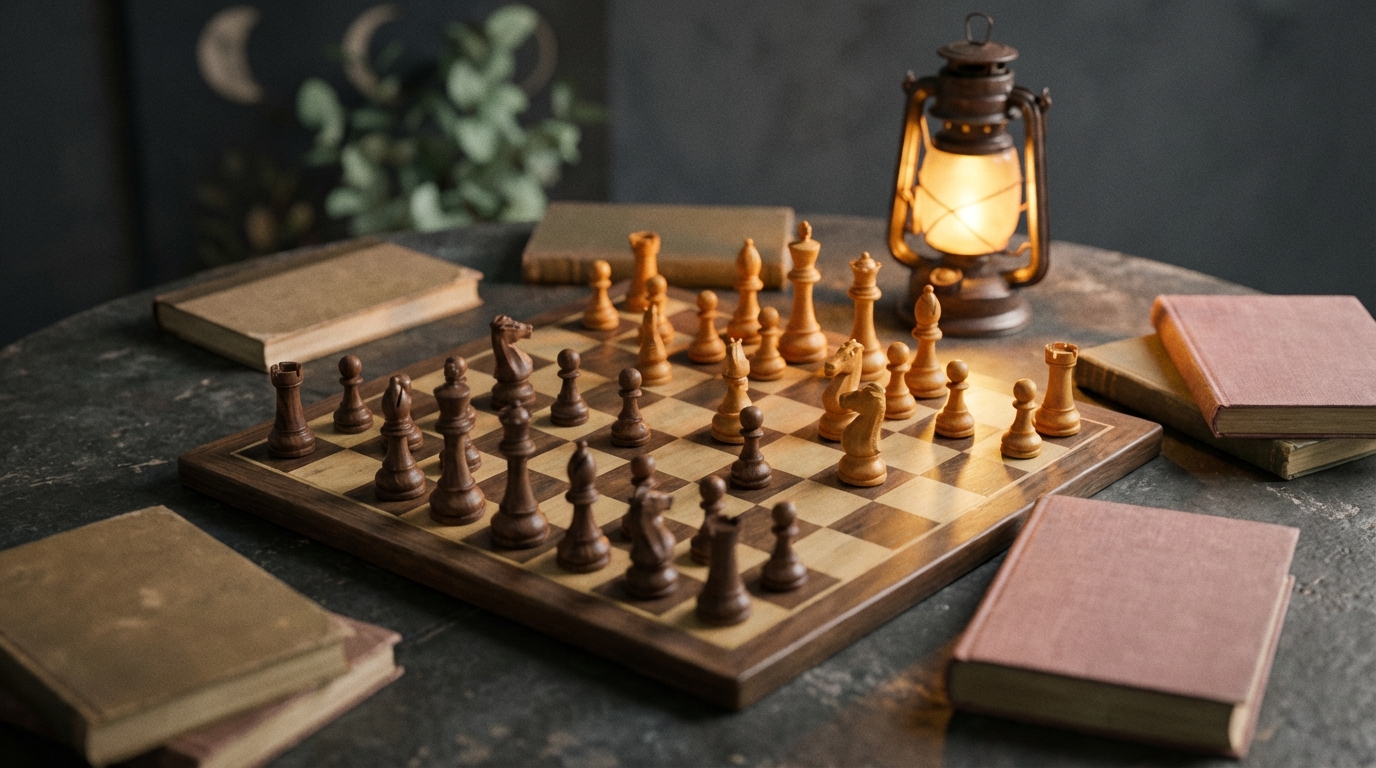 Clean desk with notebook and planning materials